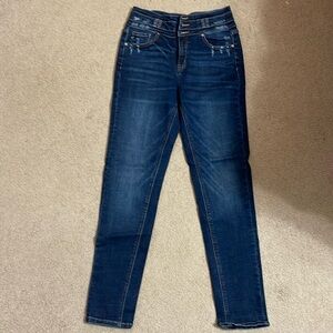 Kancan denim sz 5/27 skinny dark wash 3 button